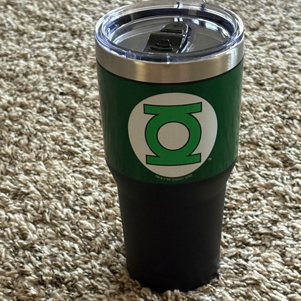 Green Lantern Tumbler with Lid